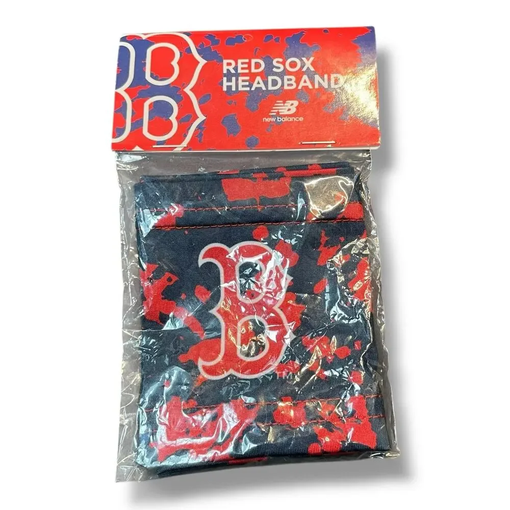 Boston Red Sox New Balance Headband Fenway SGA 5/16/22 Stadium Giveaway Navy Red